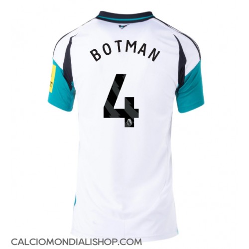 Maglie da calcio Newcastle United Sven Botman #4 Seconda Maglia Femminile 2024-25 Manica Corta